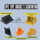 tipe-tipe bucket excavator