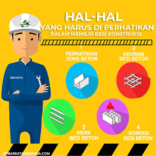 memilih besi konstruksi
