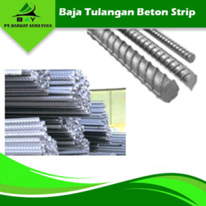 baja tulangan beton strip
