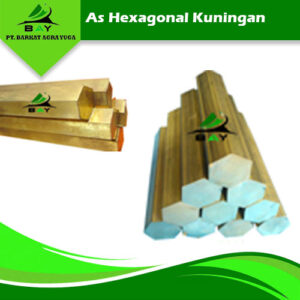 as hexagonal kuningan